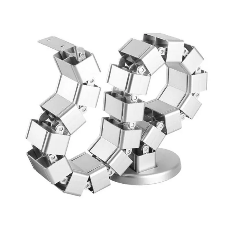 Organizzatore cavi StarTech.com CMVBMOD base pesante 4 canali argento