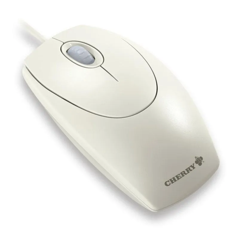 Mouse Cherry M-5400 USB PS2 1000DPI Grigio Ambidestro con Rotella
