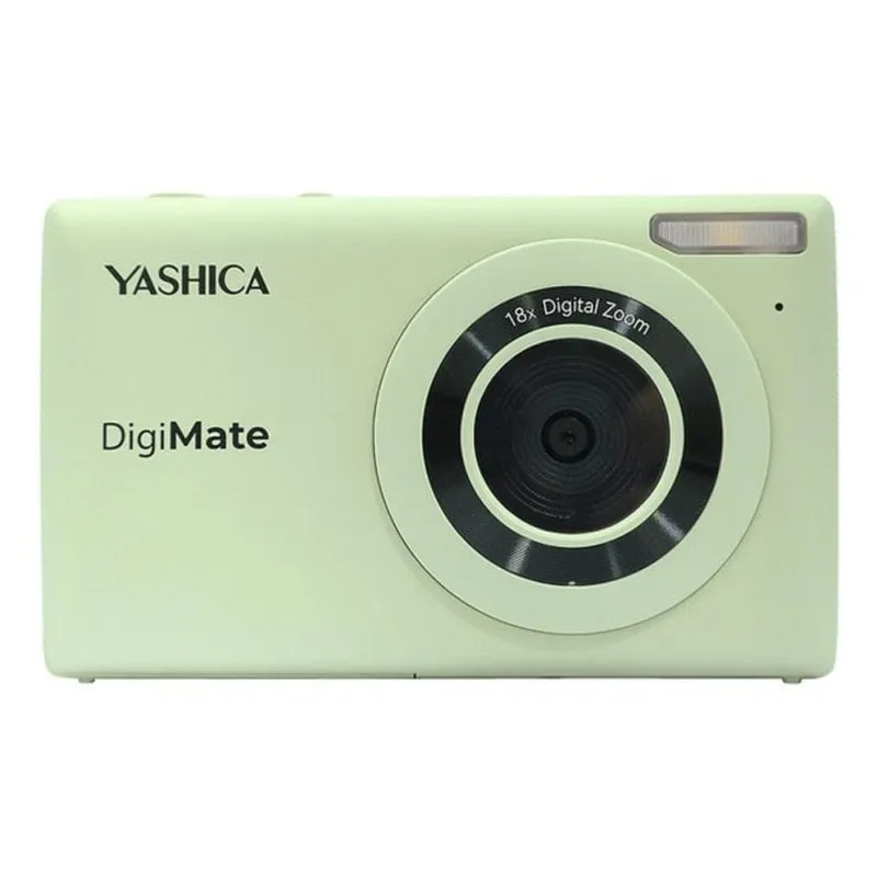 Fotocamera Compatta Yashica DigiMate 64MP Zoom 18x USB Type-C Verde