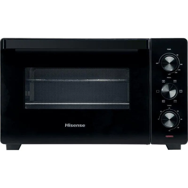 Fornetto Elettrico Hisense HOM30M 30L 1600W Ventilato Grill Doppio Vetro Nero