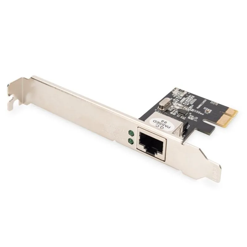 Scheda Rete Digitus PCI Express Gigabit Ethernet 1000 Mbps Profilo Basso Realtek