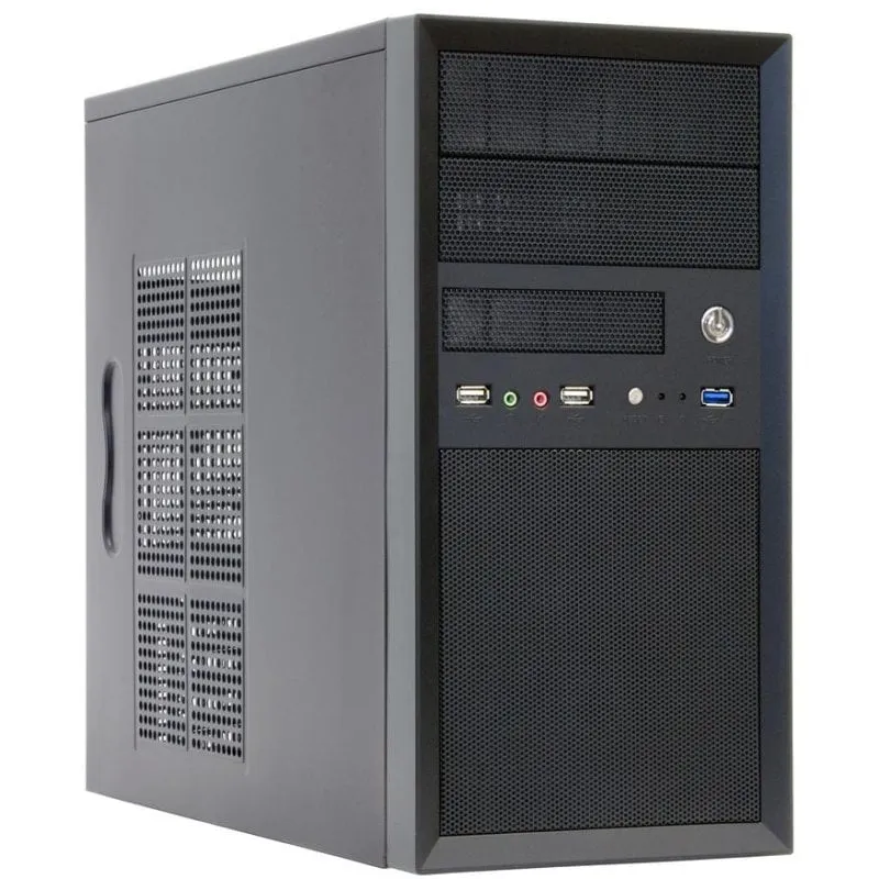 Case PC Chieftec CT-01B-OP Mini Tower Nero micro ATX