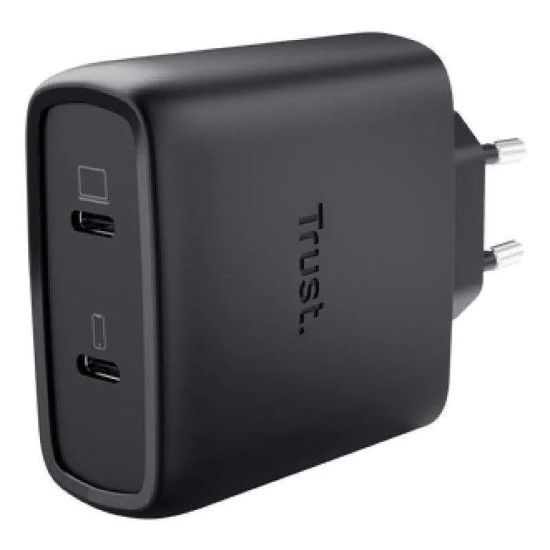 Caricatore Trust Maxo 65W GaN 2 porte USB-C compatto