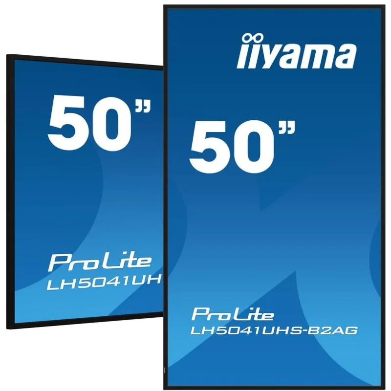 Monitor PC iiyama LH5041UHS-B2AG 50" UltraHD 4K 60Hz VA XL Contrasto Audio Integrato