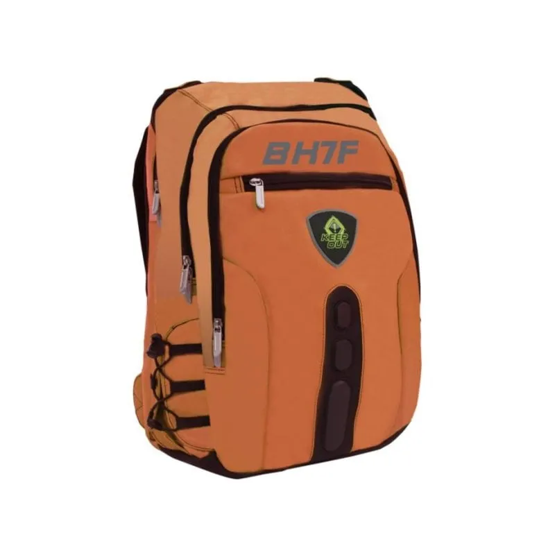 Zaino Keep Out BK7F per portatile 17" Gamer Nero/Arancione