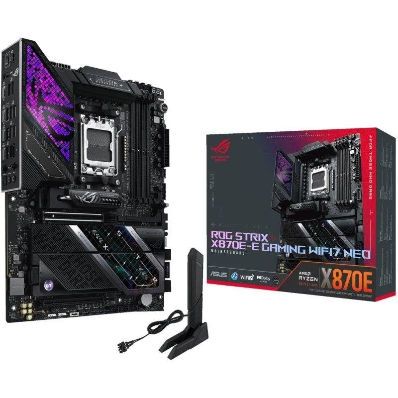 Scheda Madre ASUS ROG STRIX X870E-E GAMING WIFI7 NEO X870E AM5 DDR5 ATX WiFi7 PCIe 5.0