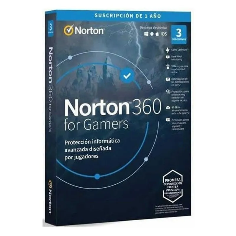 Suite di sicurezza Norton 360 per Gamers 1 licenza 1 anno download