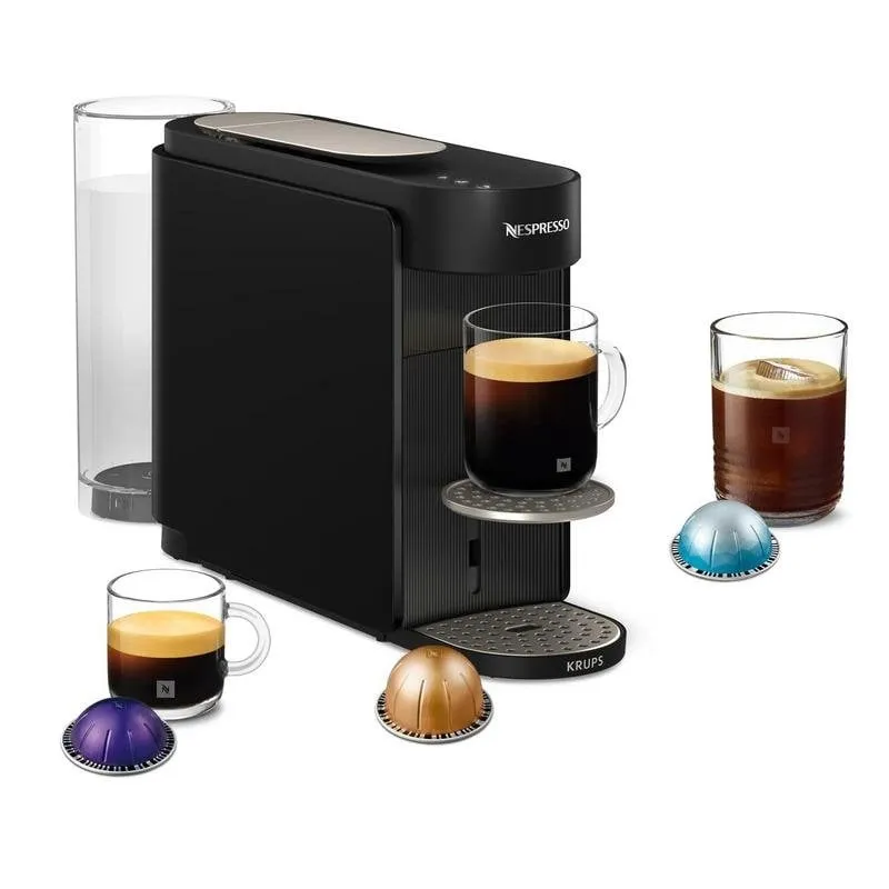 Caffettiera a capsule Krups XN9408 1,4 L 1100 W nera con App Nespresso Smart