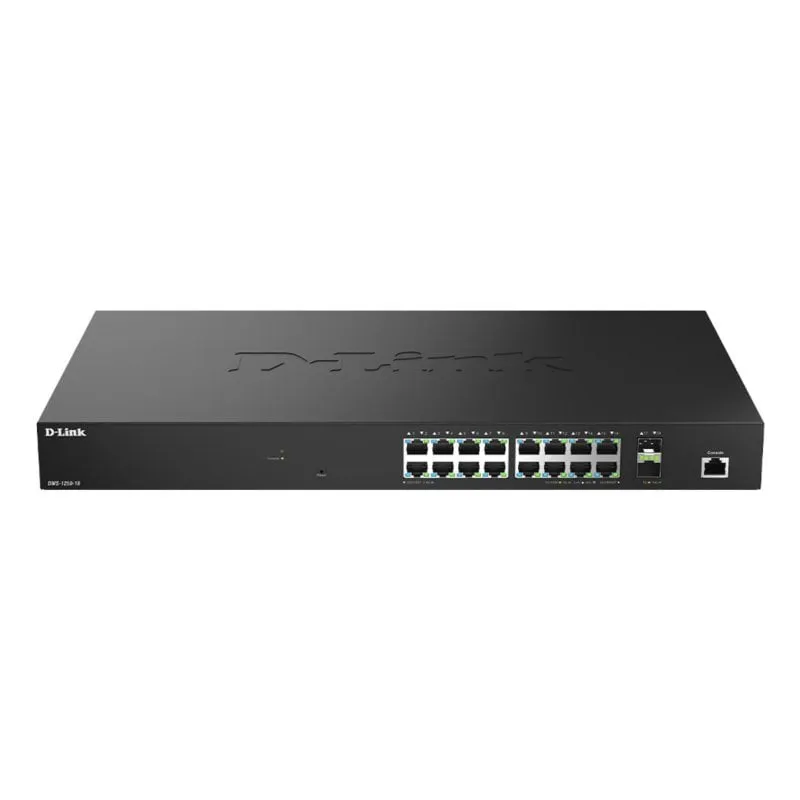 Switch Gestito D-Link DMS-1250-18/E L2 2.5G Ethernet 16 Porte Montaggio in rack