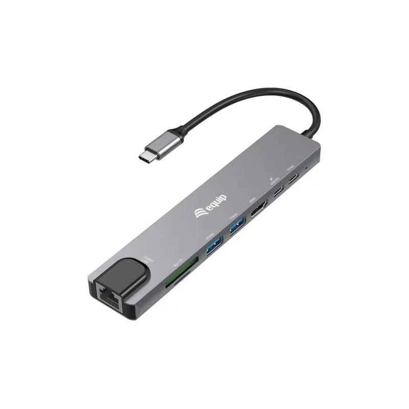 Base Ripetitrice di Porte Equip 133497 USB-C 100 W Ethernet 1000 Mbit/s