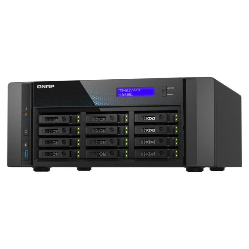 Server NAS tower QNAP AMD Ryzen 7 32GB DDR5 12 bay QuTS hero
