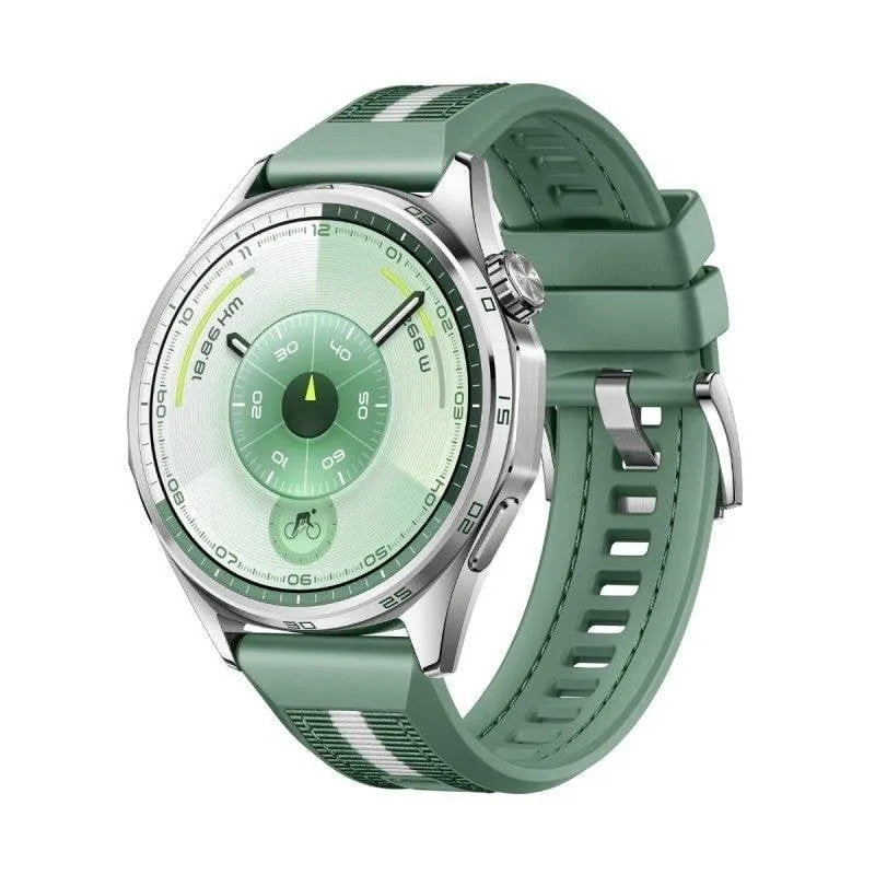 Huawei Watch GT 6 Bluetooth GPS NFC 46mm AMOLED Verde Grande Resistente IP69 SpO2 Pulsometro
