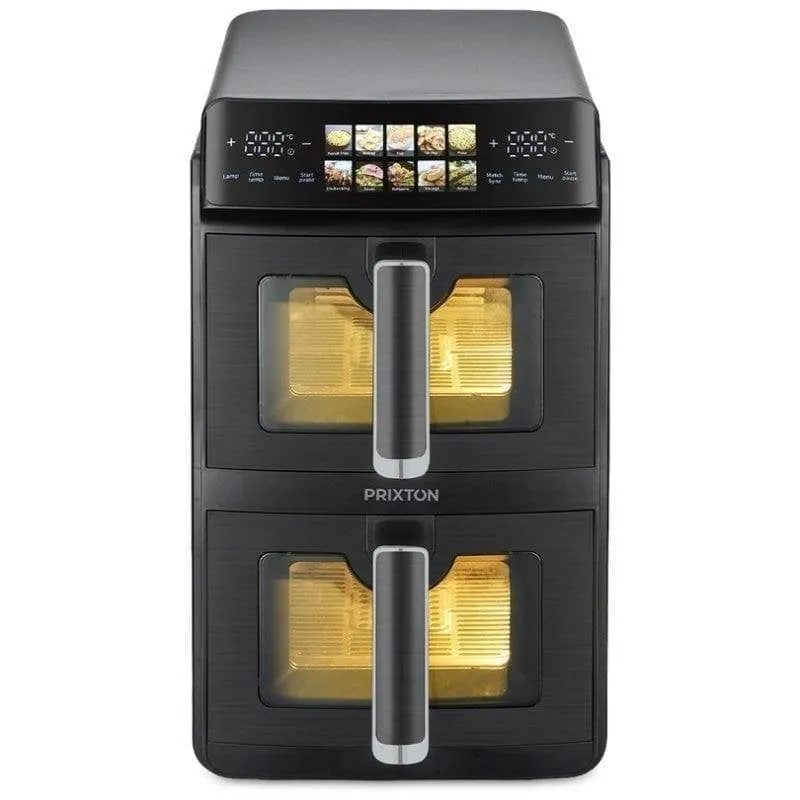 Friggitrice ad Aria Prixton Cook Organics Vertical Doppio Cestello 10 L 2600 W