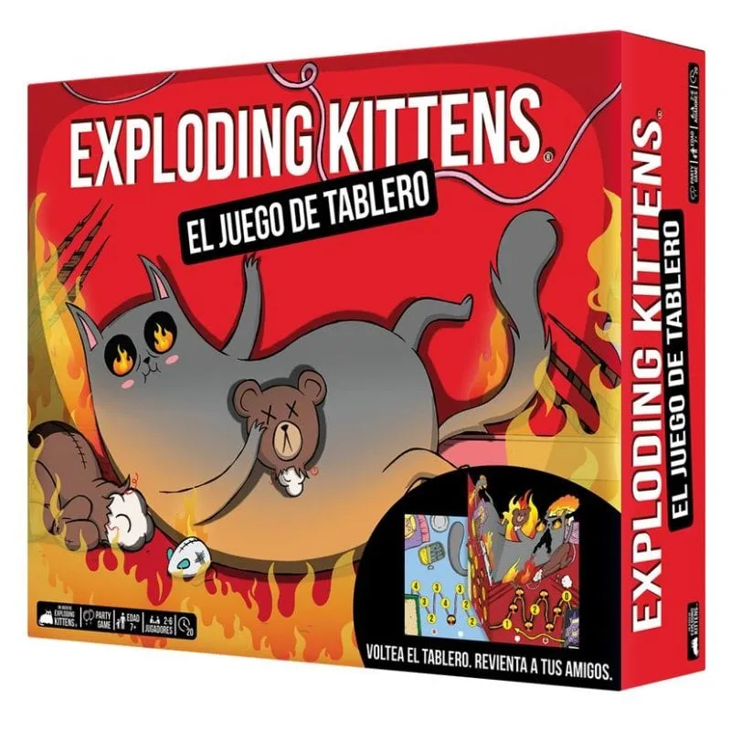 Gioco da tavolo Asmodee Exploding Kittens 2-6 giocatori 20 min