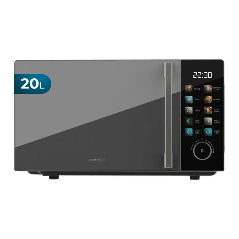 Microonde Koenic Proclean 6030 Black 20 Litri 700W 8 Programmi Touch