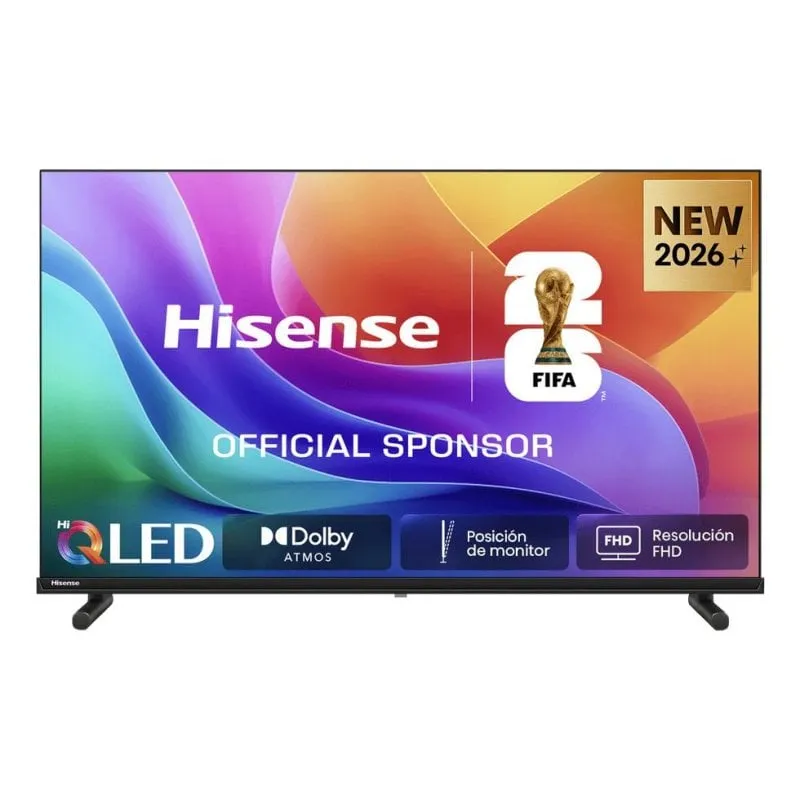 TV Hisense QLED 40A5S 40" Full HD 60Hz Smart TV HomeOS HDR10 HLG Subwoofer