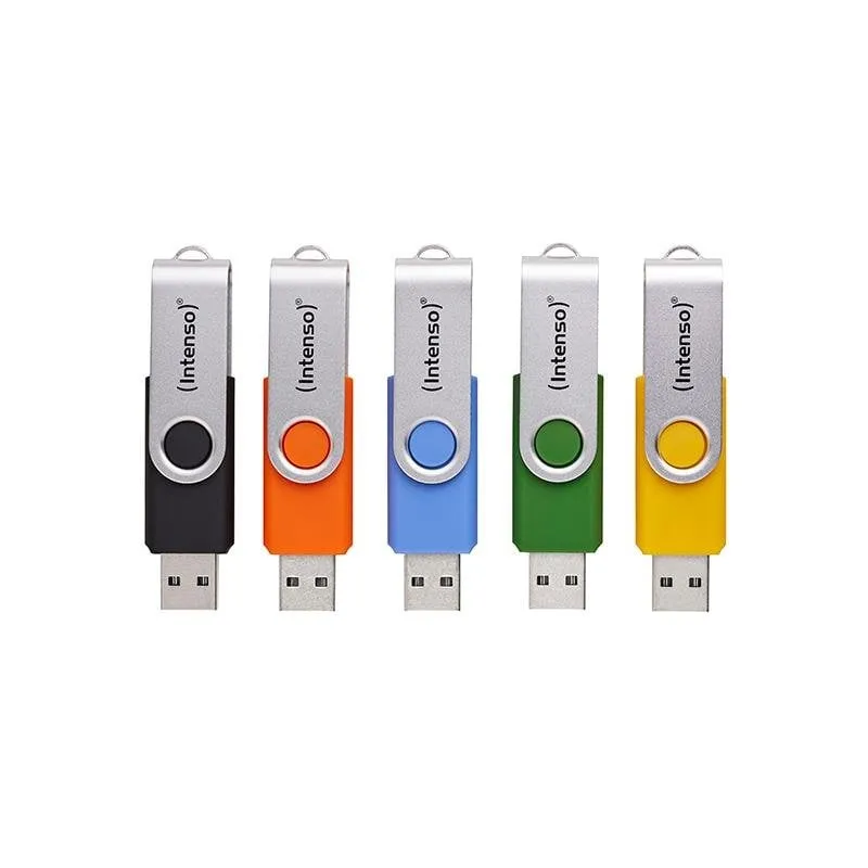 Chiavetta USB Intenso Office Line 64 GB USB-A 3.2 Gen 1 Multicolore 5 pezzi