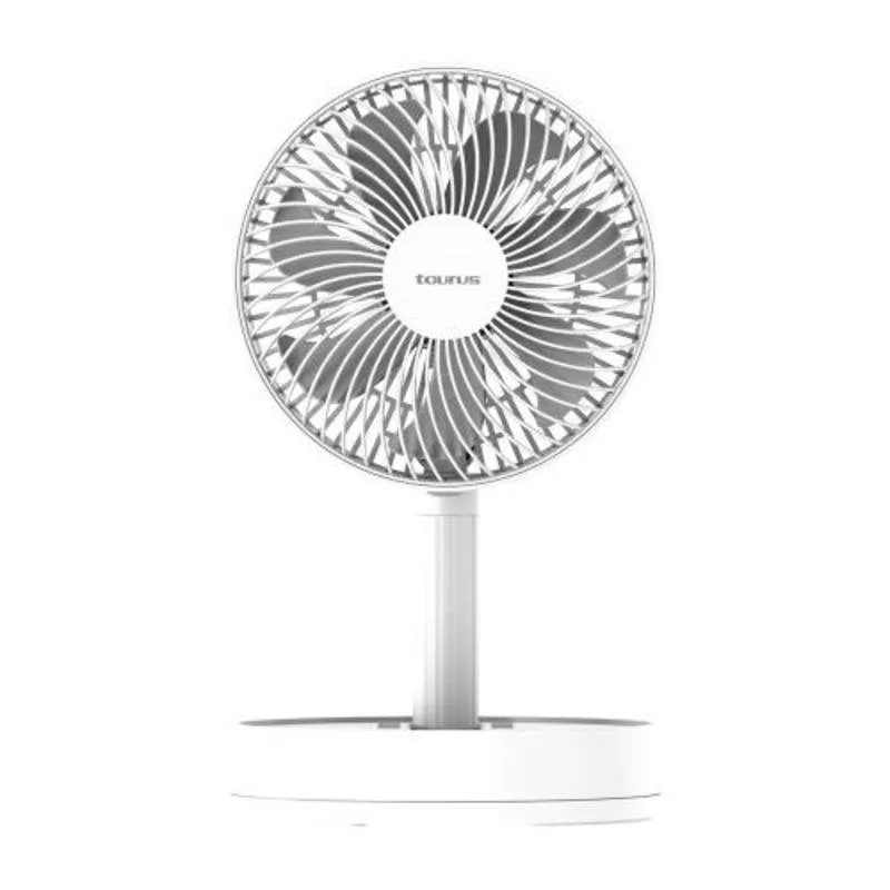 Ventilatore da tavolo Taurus 4,9W 4 velocità inclinabile timer 8h