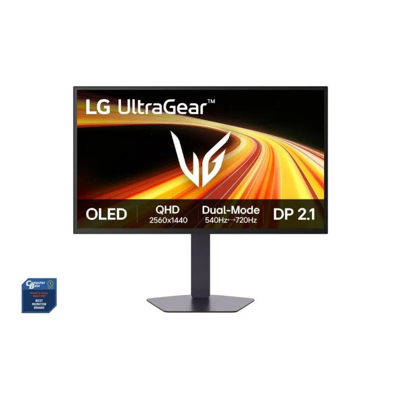 Monitor PC LG 27GX790B-B 27" Quad HD 540Hz OLED G-SYNC FreeSync HDR10 Regolabile altezza