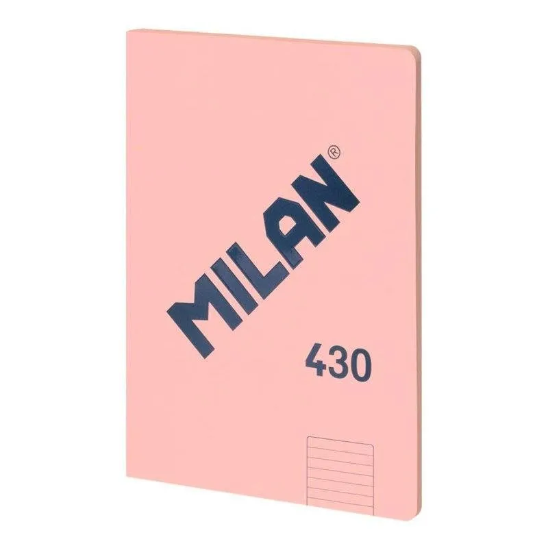 Quaderno A4 Milan 430 48 Fogli Quadri 95gr Rosa