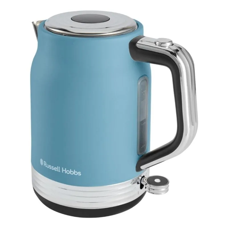 Bollitore Elettrico Russell Hobbs Hanley Retro Blue 1,7 L 2400 W Nero/Blu
