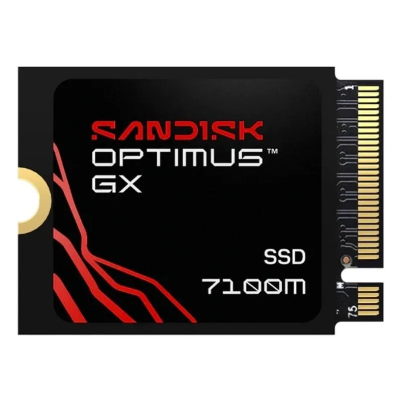 Disco Duro WD SanDisk Optimus GX 7100M 2TB M.2 SSD 7250MB/s Gaming