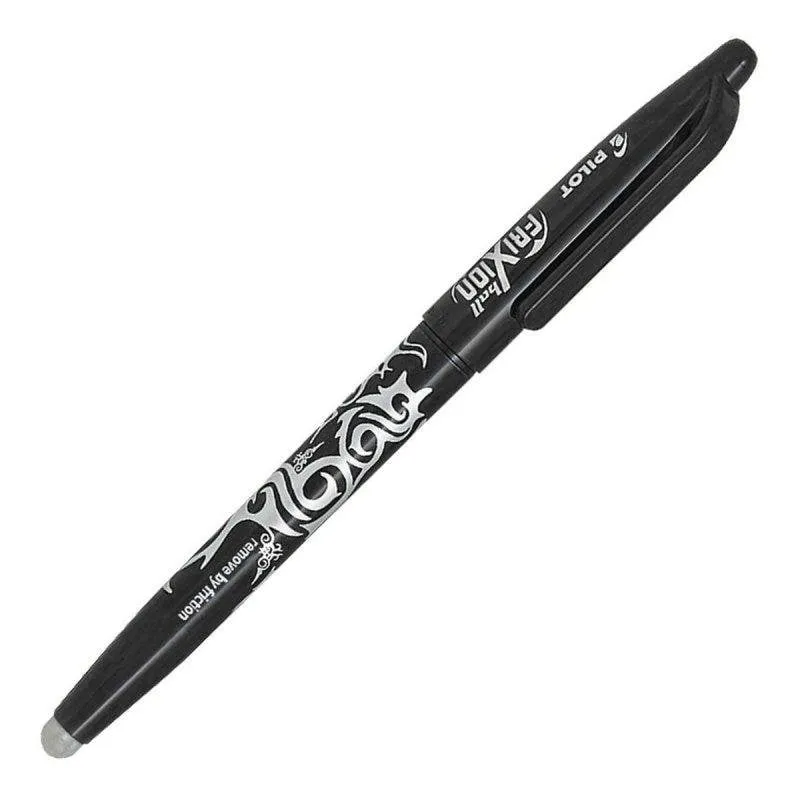 Penna Pilot Frixion Ball 0.7 mm Cancellabile e Ricaricabile Grip Anti-Fatica Nero