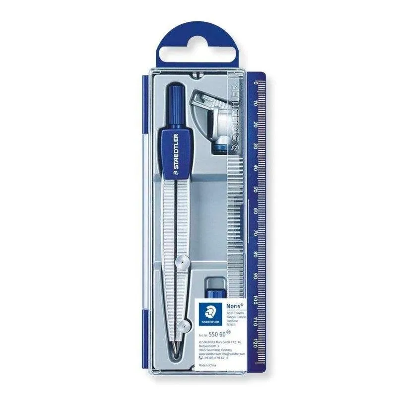 Compasso di Precisione Staedtler Noris con Tubo Mine e Adattatore Universale