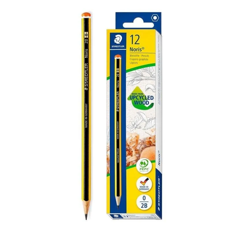 Matite in Grafite Staedtler Noris 2B Esagonali 12 Pezzi