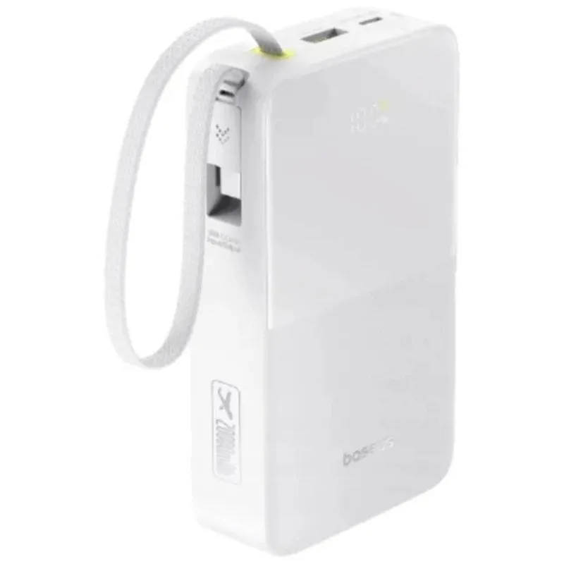 Batteria Esterna Baseus EnerFill Bipow2 Pro 20000 mAh Power Delivery 3.0 Quick Charge 3.0 Bianca