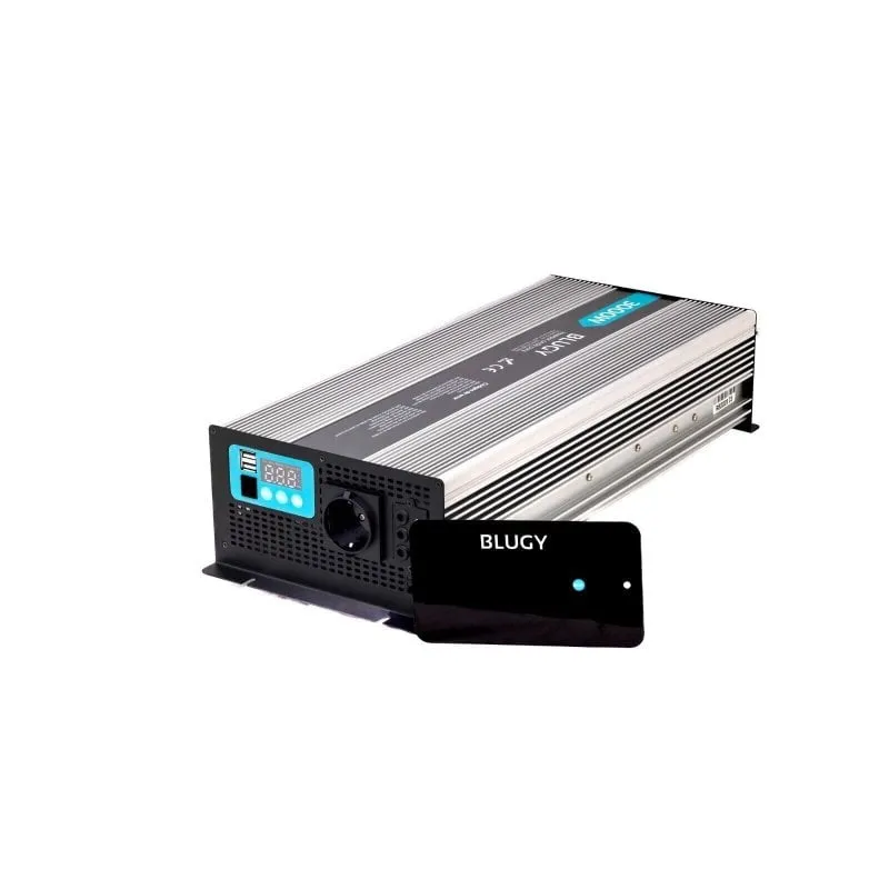 Inverter BLUGY Pure Wave 24V 3000W Controllo Remoto Camper