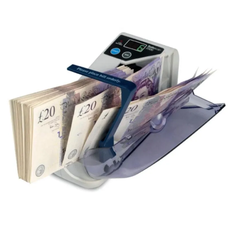 Contabiglietti Safescan 2000 3 cifre 600 banconote/min