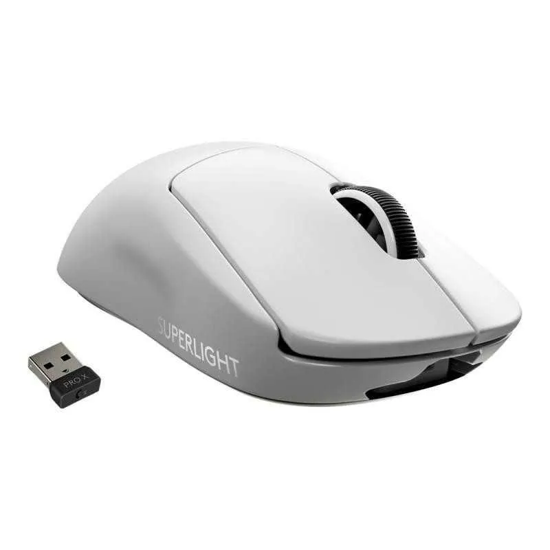 Mouse Gaming Wireless Logitech Pro X Superlight Bianco