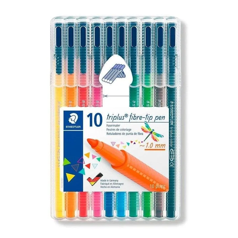 Astuccio da 10 Pennarelli Triplus Color Staedtler