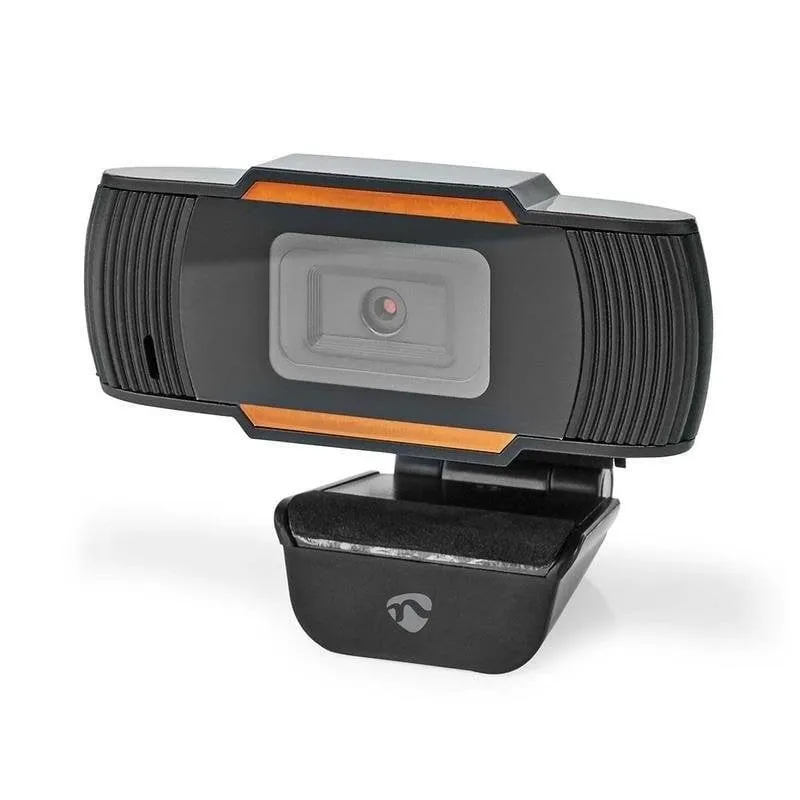 Webcam Nedis WCAM100BK Full HD 1080p USB 2.0 Nero