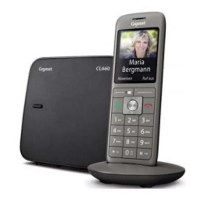 Telefono Gigaset CL 660 DECT Senza Fili con Altoparlante e 400 Contatti