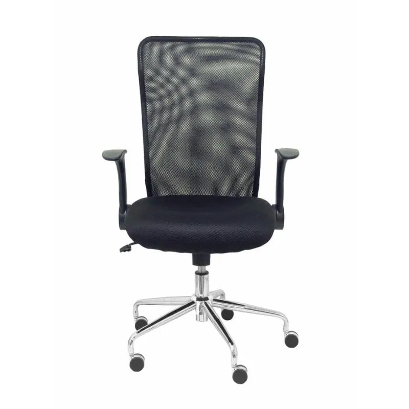 Sedia da Ufficio Piqueras y Crespo Minaya Ergonomica con Schienale a Rete e Braccioli Regolabili