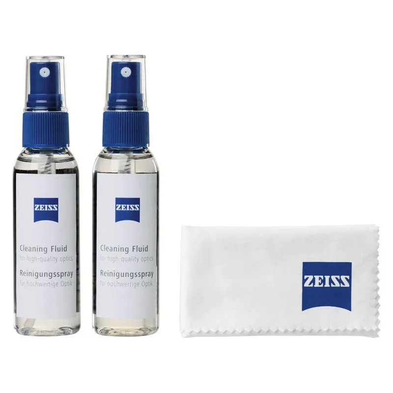 Spray Pulizia Zeiss Kit 2x60ml con Panno Microfibra Ottiche