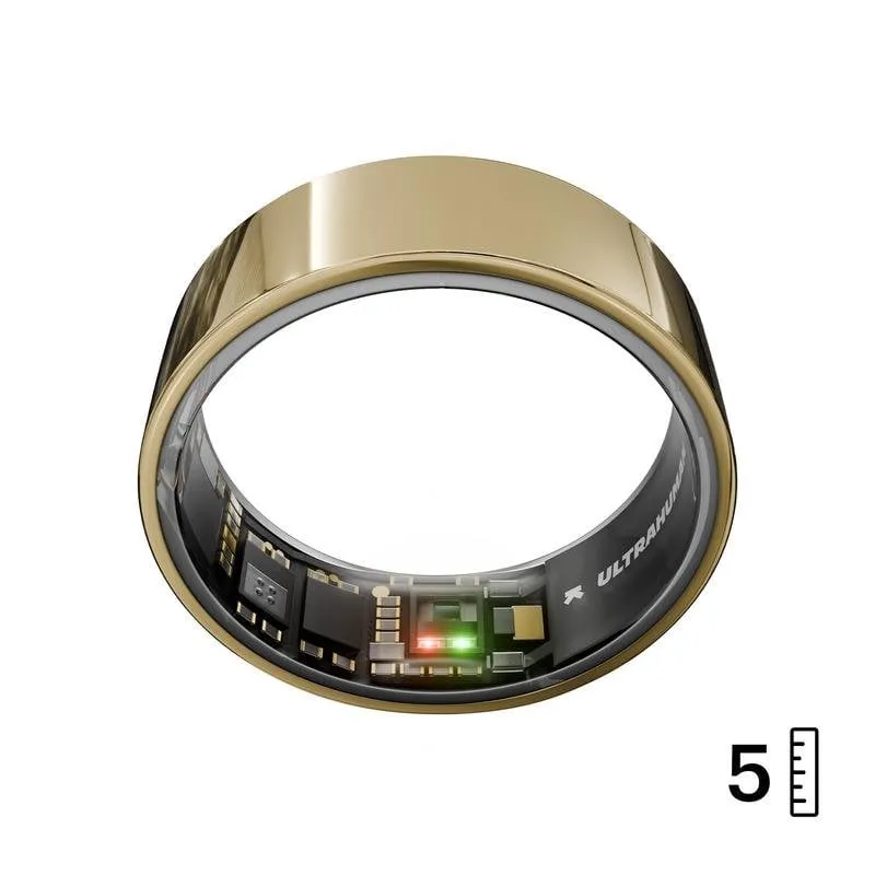 Anello intelligente Ultrahuman Ring AIR Bluetooth IPX7 Autonomia 6 giorni Oro Android iOS Sensori PPG