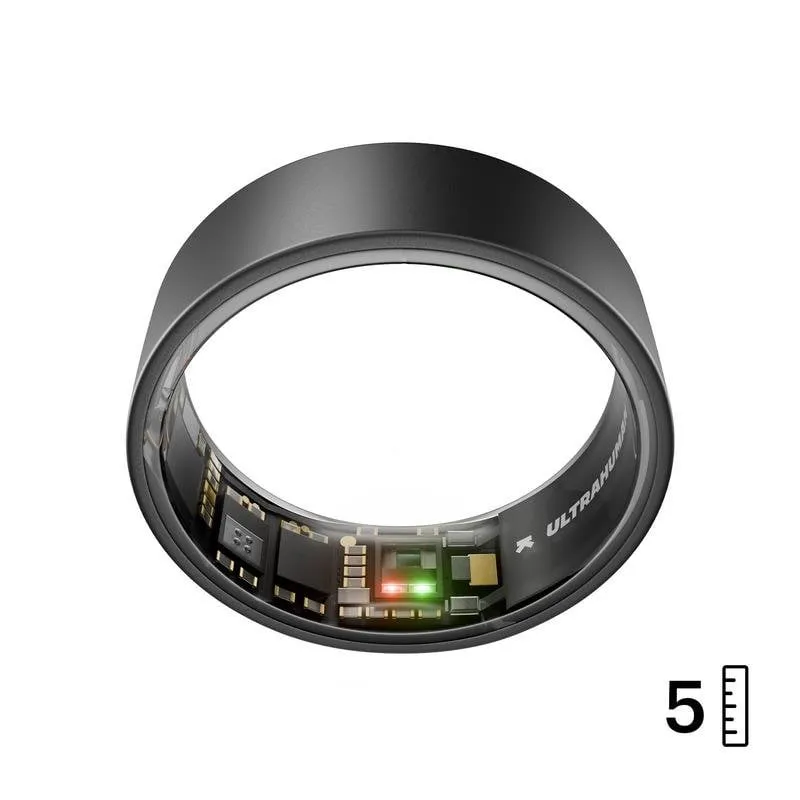 Anello intelligente Ultrahuman Ring AIR Bluetooth 5.0 IPX7 Autonomia 6 giorni Android iOS Grigio