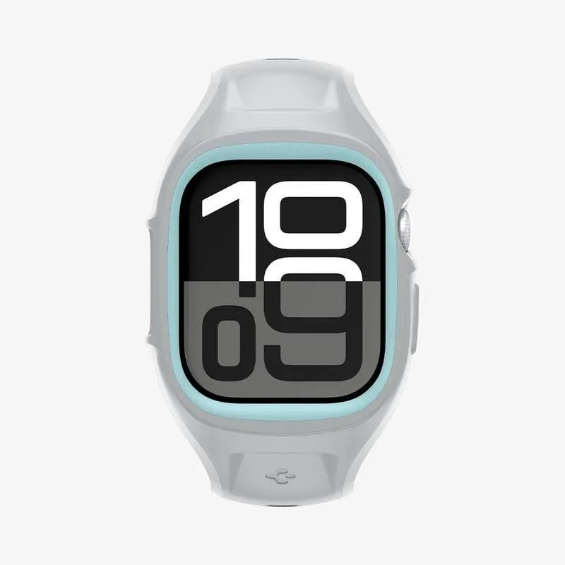 Cover Spigen Liquid Air Pro + Cinturino per Apple Watch 10 46mm Grigio