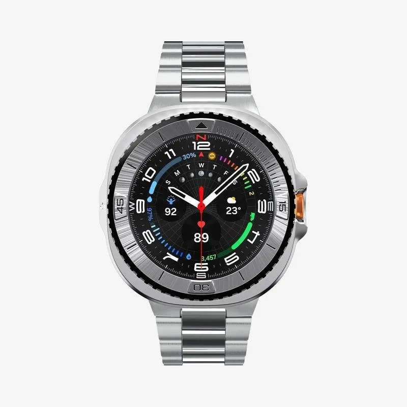 Protettore Spigen Bezel Tune Pro per Samsung Galaxy Watch 8 Classic 46mm Argento