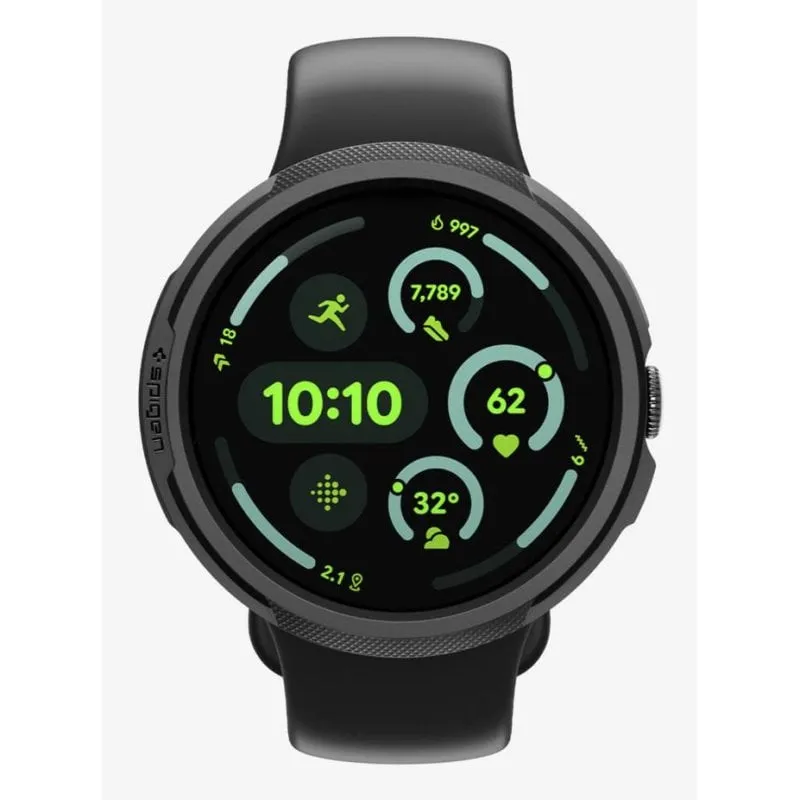 Cover Spigen Liquid Air per Google Pixel Watch 4 (45mm) Nero TPU