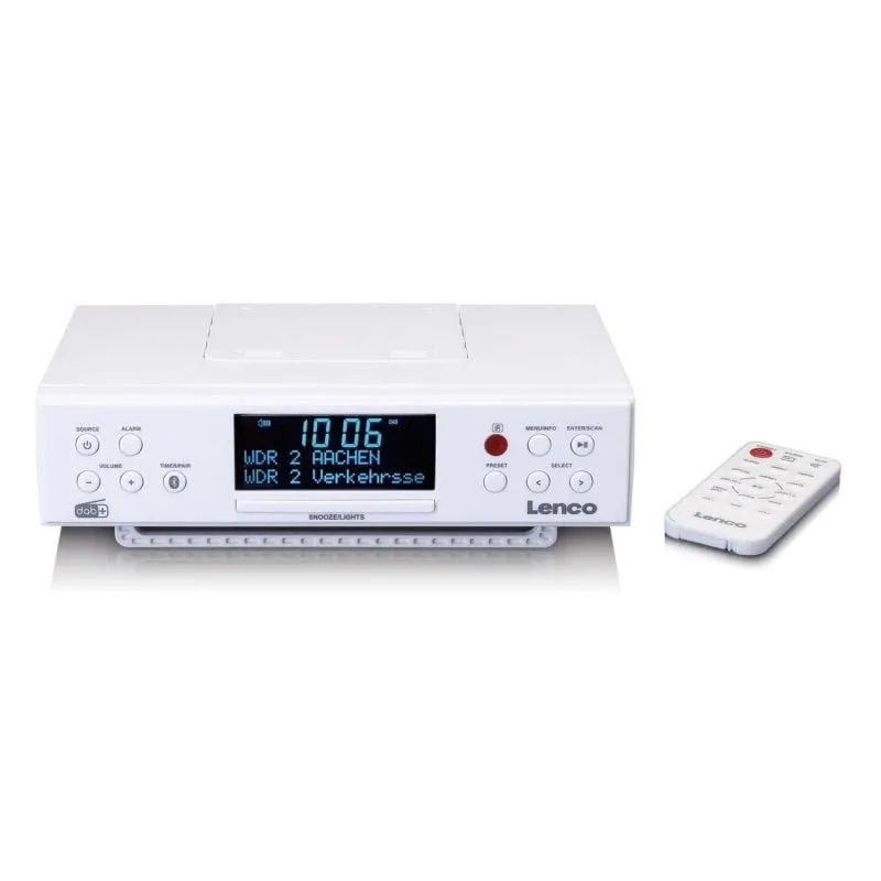 Radio da Cucina Lenco KCR-190 Analogica/Digitale DAB+ FM Bluetooth 5.2