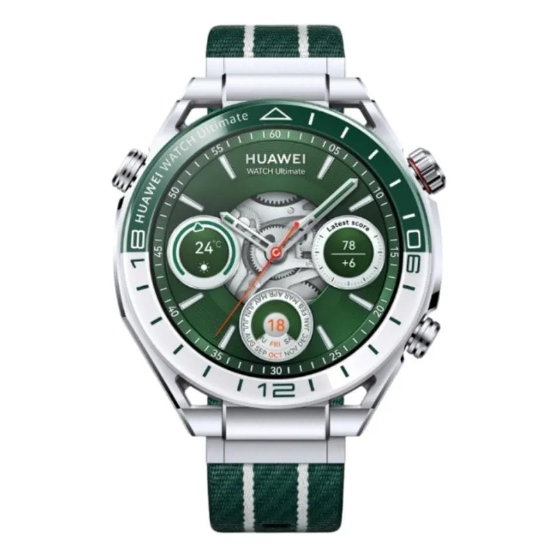 Huawei WATCH Ultimate 2 eSIM 4G GPS 47,8mm AMOLED Bianco Verde Fluoroelastomero IP68 150m