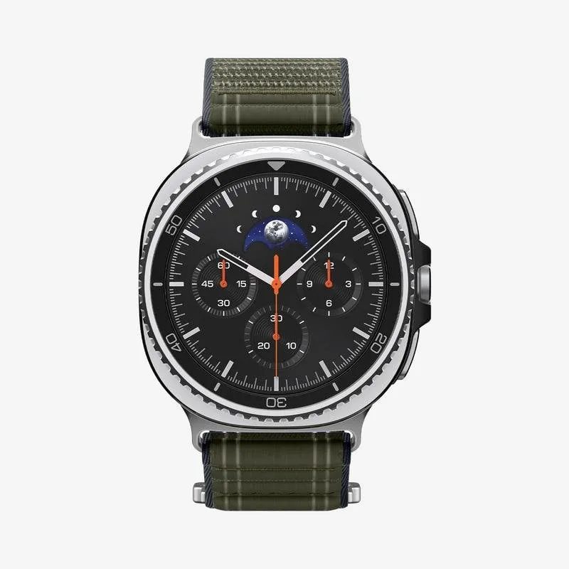 Cinturino Spigen WBF0 per Samsung Watch 8 Verde Tessuto