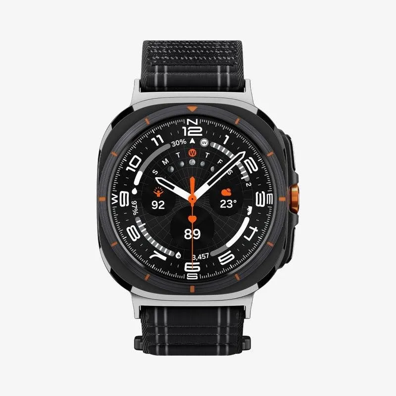Cinturino Spigen WBF0 per Samsung Galaxy Watch Ultra Nero Tessuto