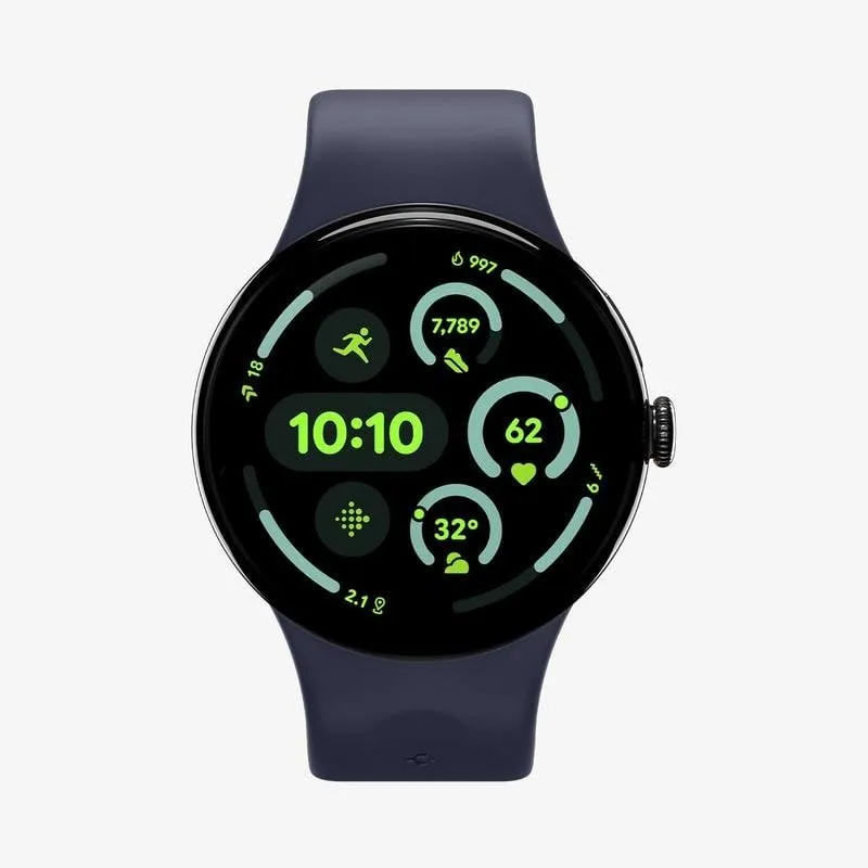 Cinturino Spigen Nano Pop Google Pixel Watch 4 41mm Silicone Blu Giallo