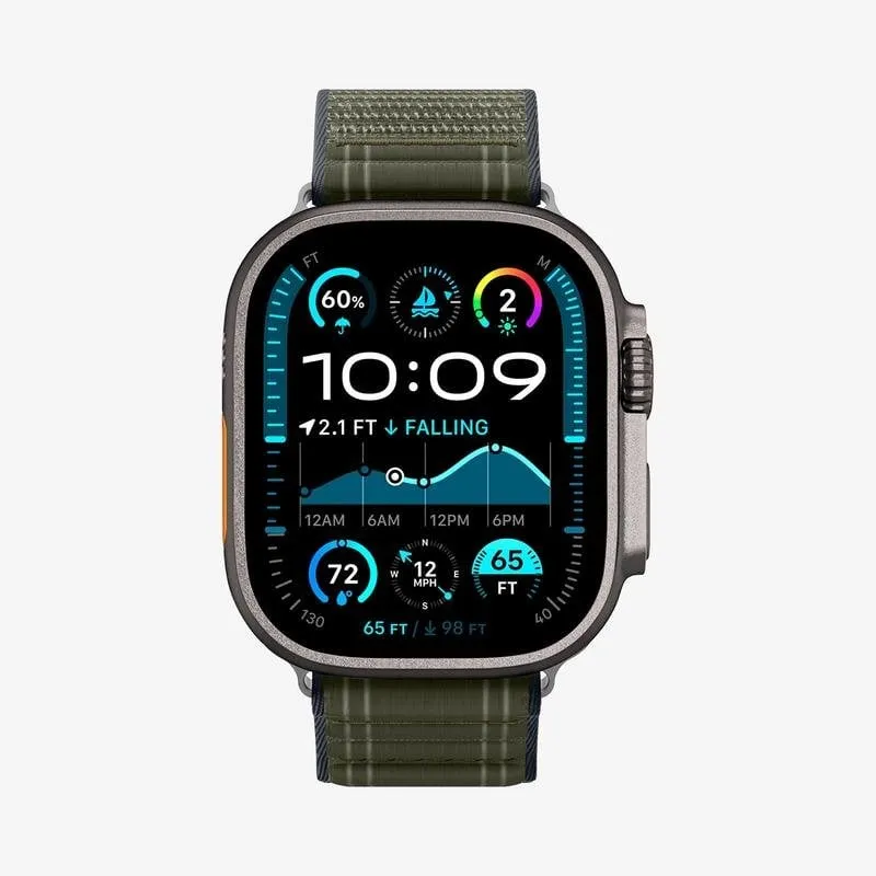 Cinturino Spigen WBF0 per Apple Watch Nylon Verde