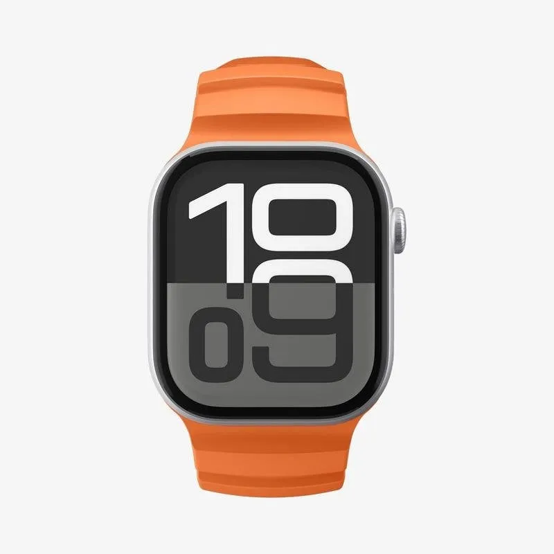 Cinturino Spigen WBS2 per Apple Watch 10/11 46mm Arancione Silicone